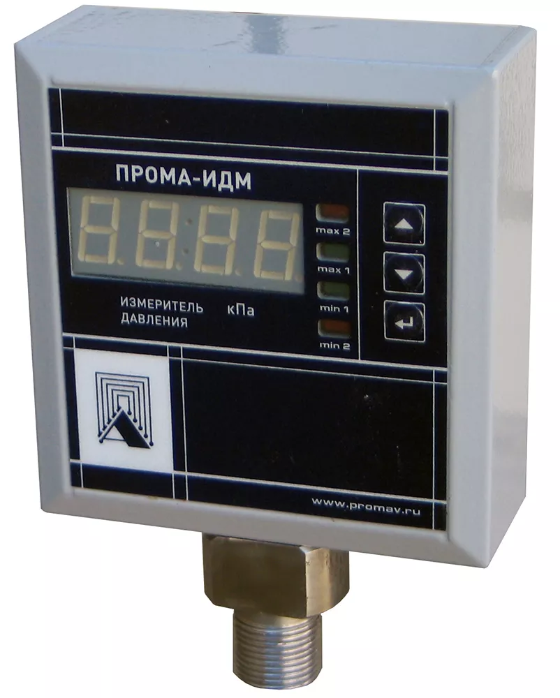 Измеритель разности давлений жидкости для щитового монтажа с выносным датчиком ПРОМА-ИДМ-016-ДД(Ж)-6-2,5-ЩВ Уровнемеры